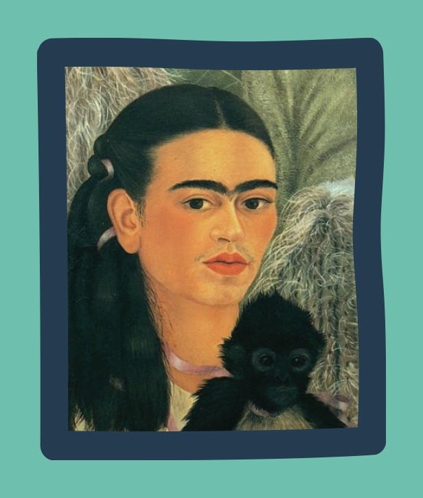 Fulang-Chang and I by Frida Kahlo