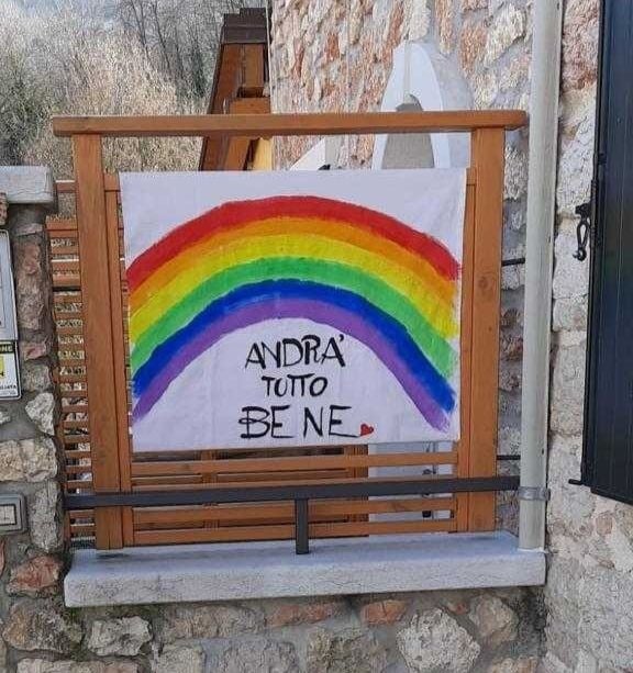 Rainbows images in Italy