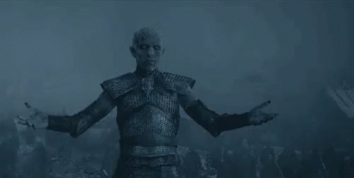 Gif image of evil Ice King doing a little dance
