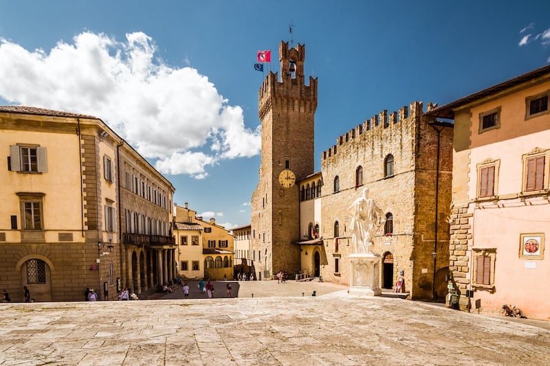 The best towns in Tuscany include Arezzo 