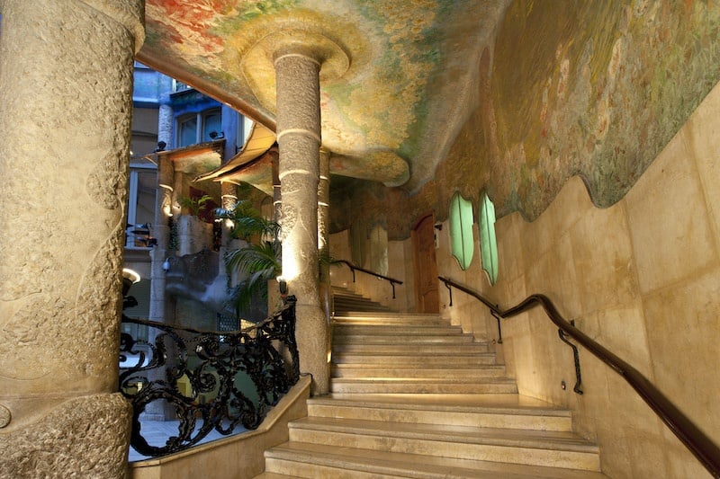La Pedrera's interior is as interesting as the exterior. 