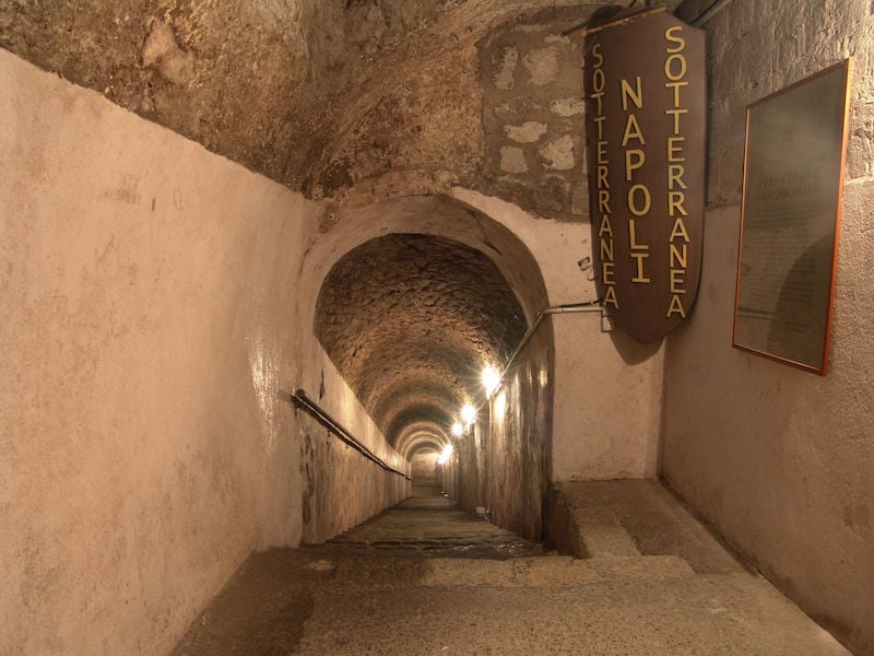 Naples holidays are great for exploring ruins underground 