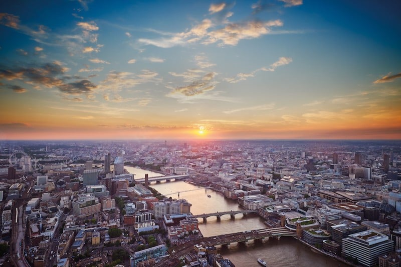 View from the top of the Shard 