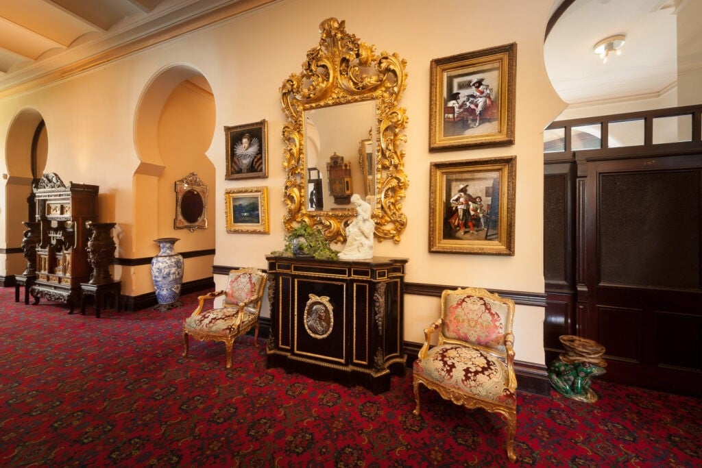 A hallway inside the charming Henry B. Plant Museum