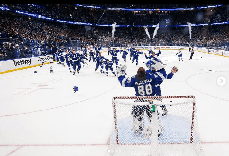 Scenes as the Tampa Bay Lightning secure their second straight Stanley Cup