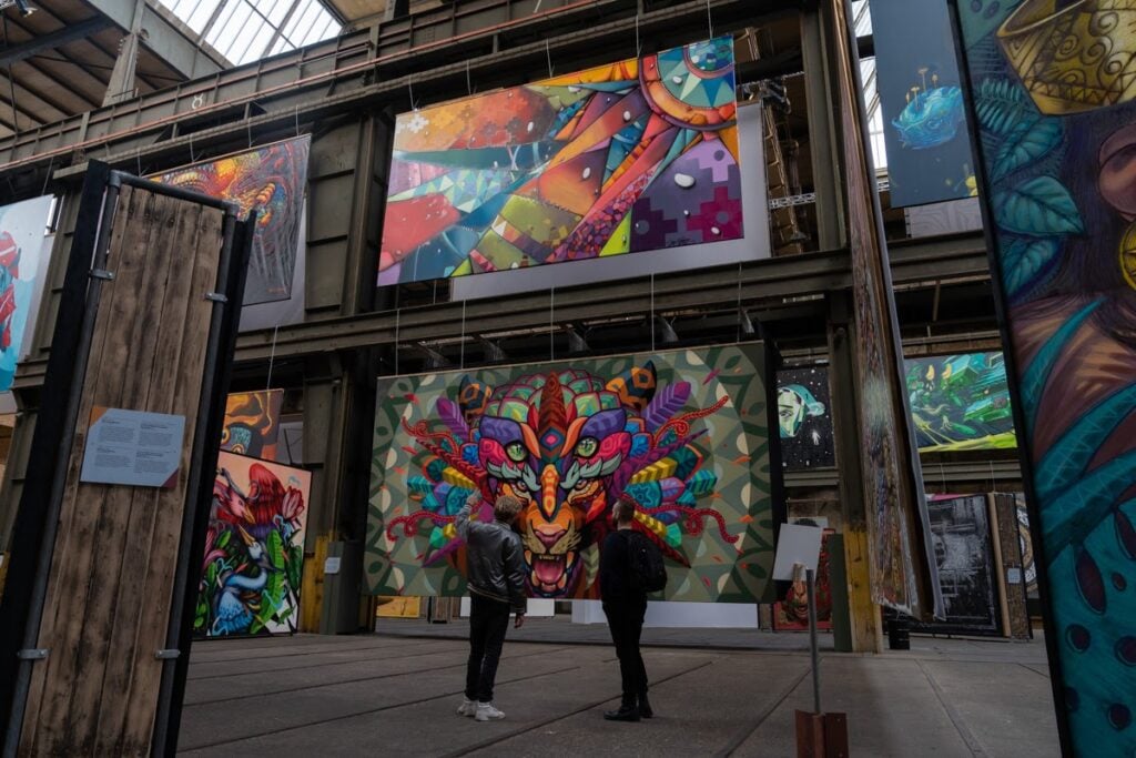 The 'Personal' section at STRAAT Museum, featuring colourful street art murals.