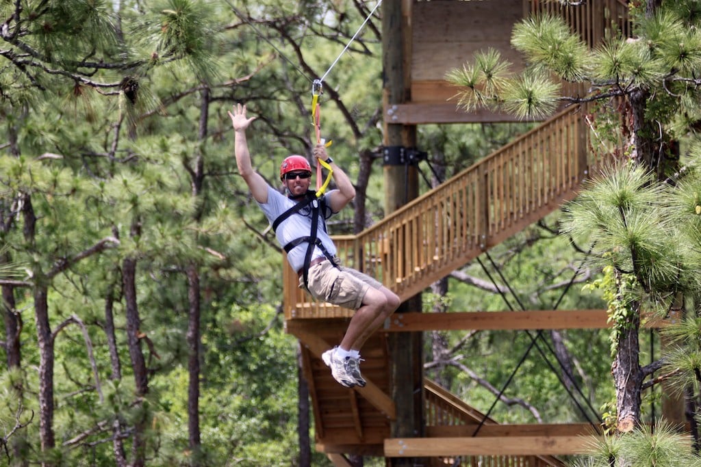 Screamin Gator Zipline thrills