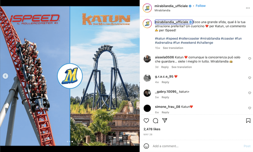 Mirabilandia park Ispeed and Katun