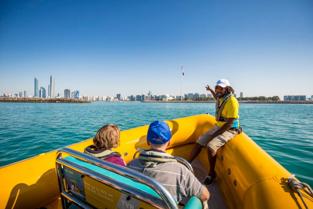 Yellow boat tour in Dubai is a popular tourist attraction in the UAE