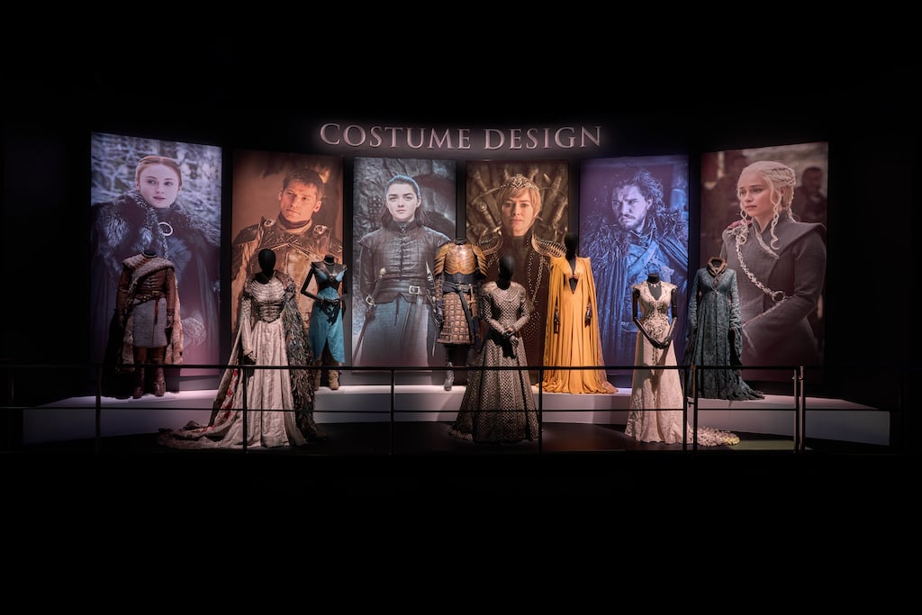 Costume design at the Game of Thrones Studio Tour