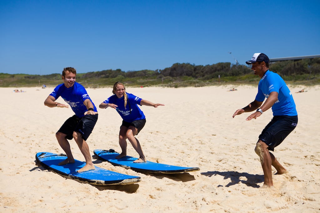 Learn how to take on the waves that Australia's Gold Coast is oh-so-famous for