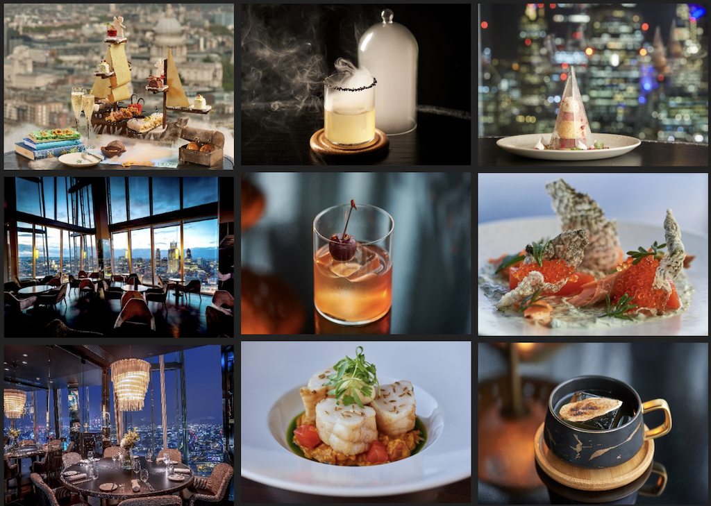 Aqua Shard is one of the most popular restaurants inside The Shard.