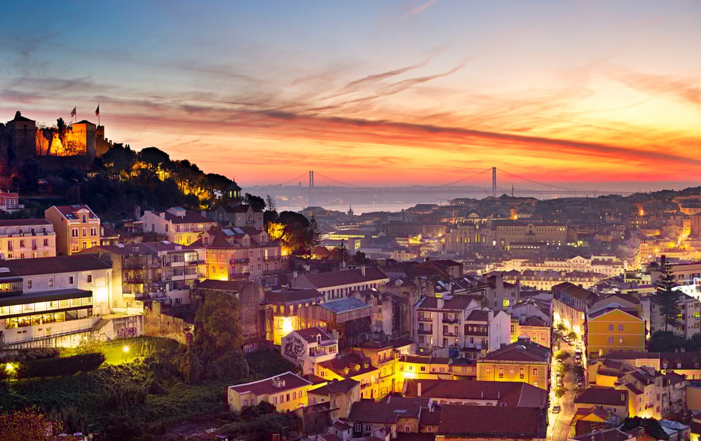 Skyline of Lisbon 
