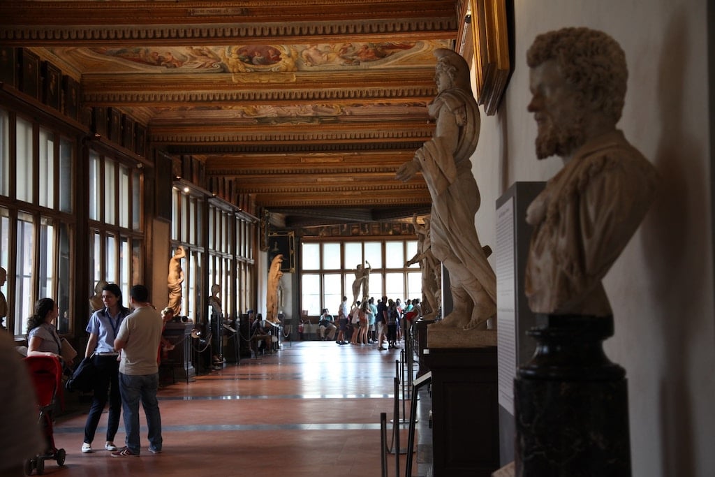 Uffizi Gallery is home to the world’s greatest collection of Italian Renaissance art.