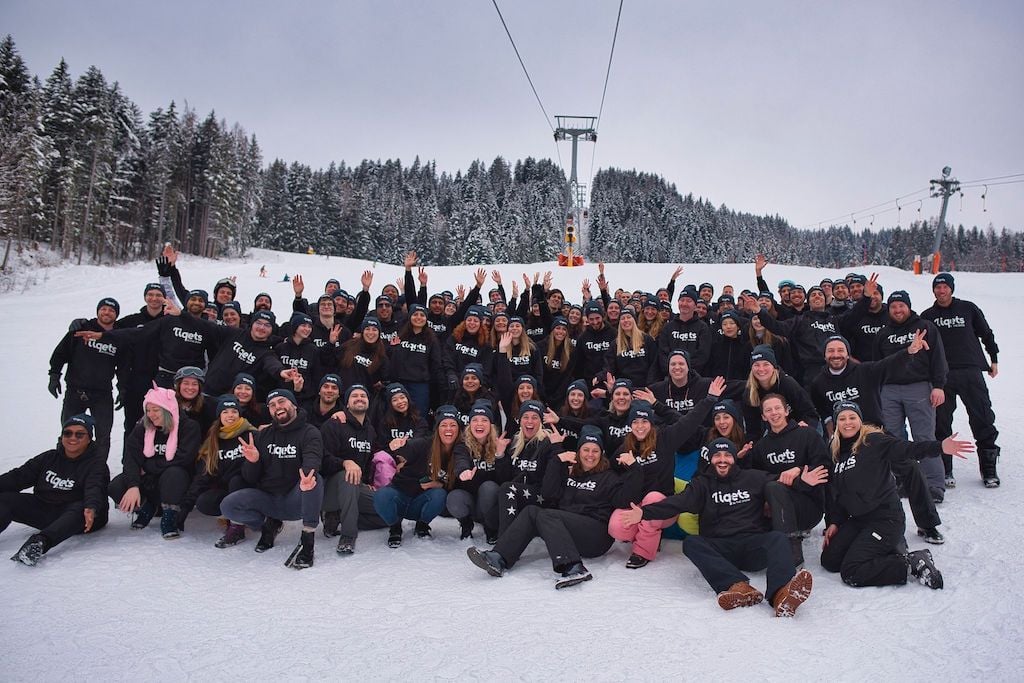 Group photo from the Ski Trip 2023.