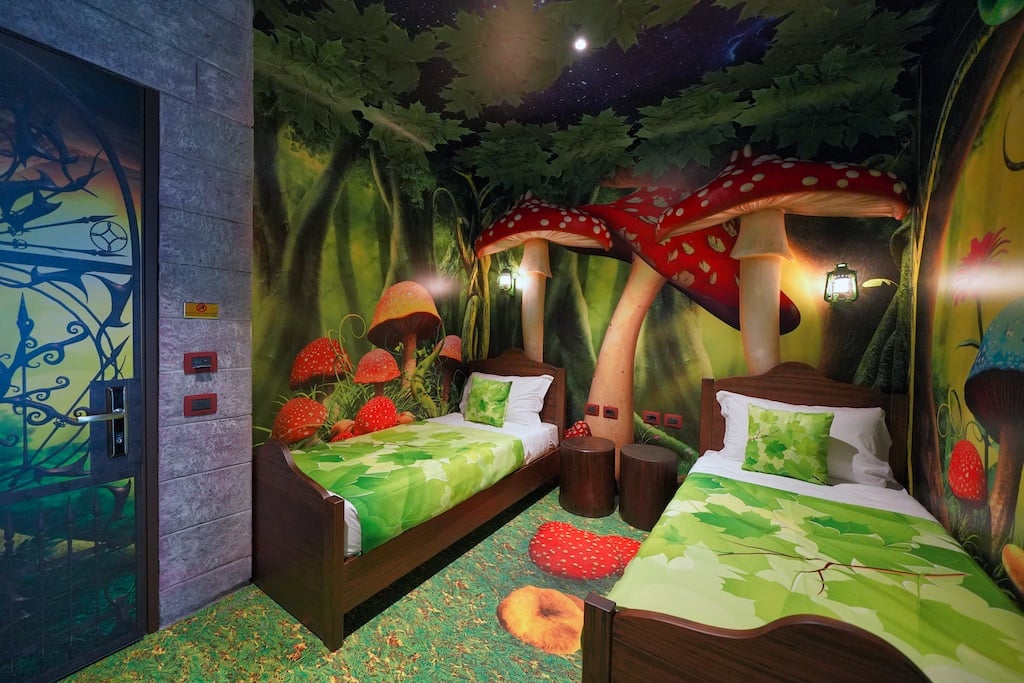 Gardaland hotels also have different themed rooms to choose especially for kids!