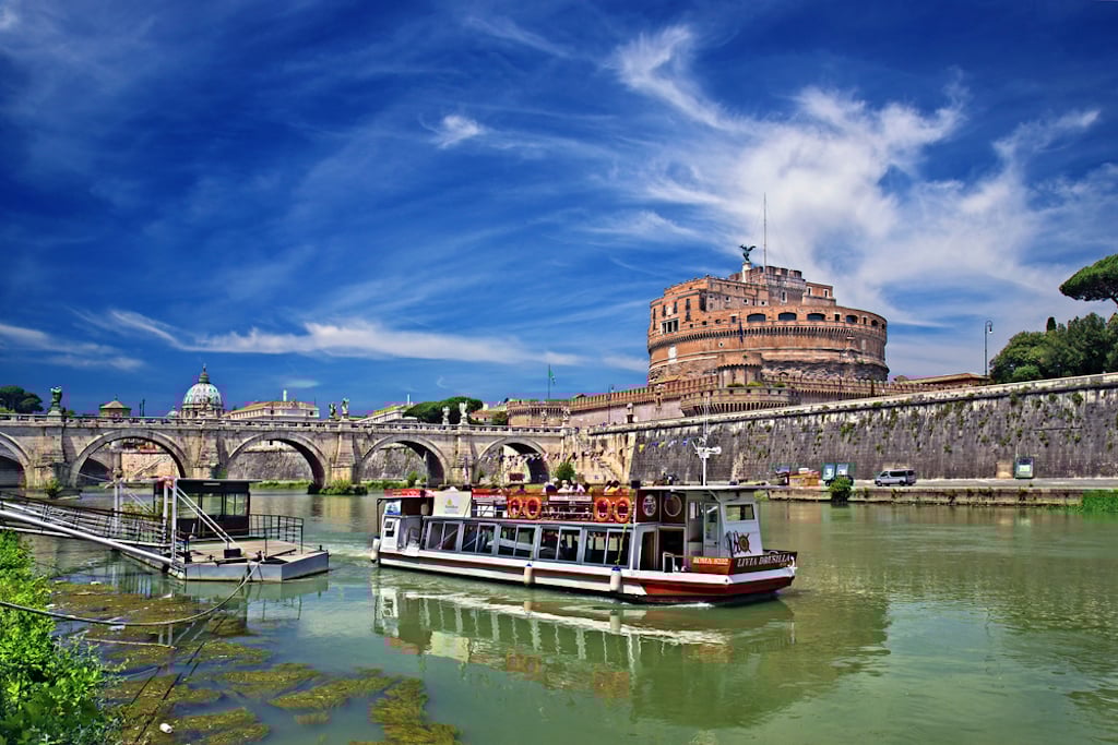Take a cruise or boat tour in Rome is another way of experiencing the city. 