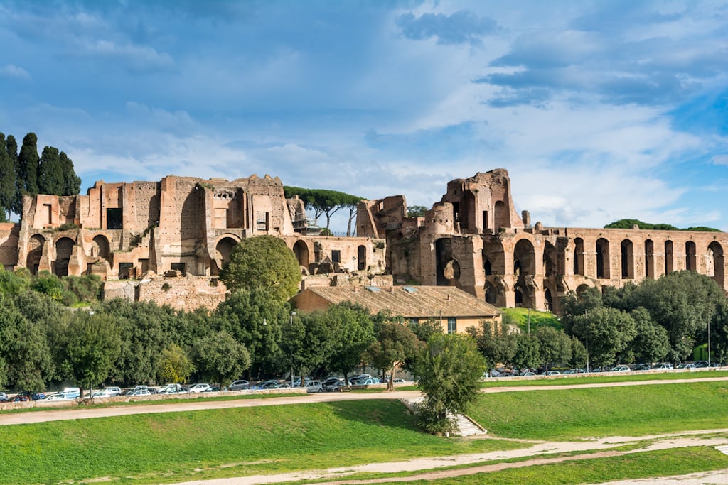 Palatine Hill is considered the birthplace of the city of Rome. 