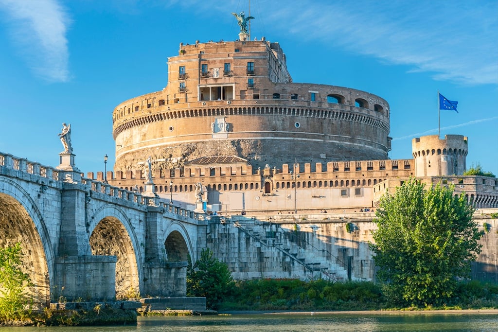 Castel Sant'Angelo is one of the places in Rome where you can explore the city's rich history. 